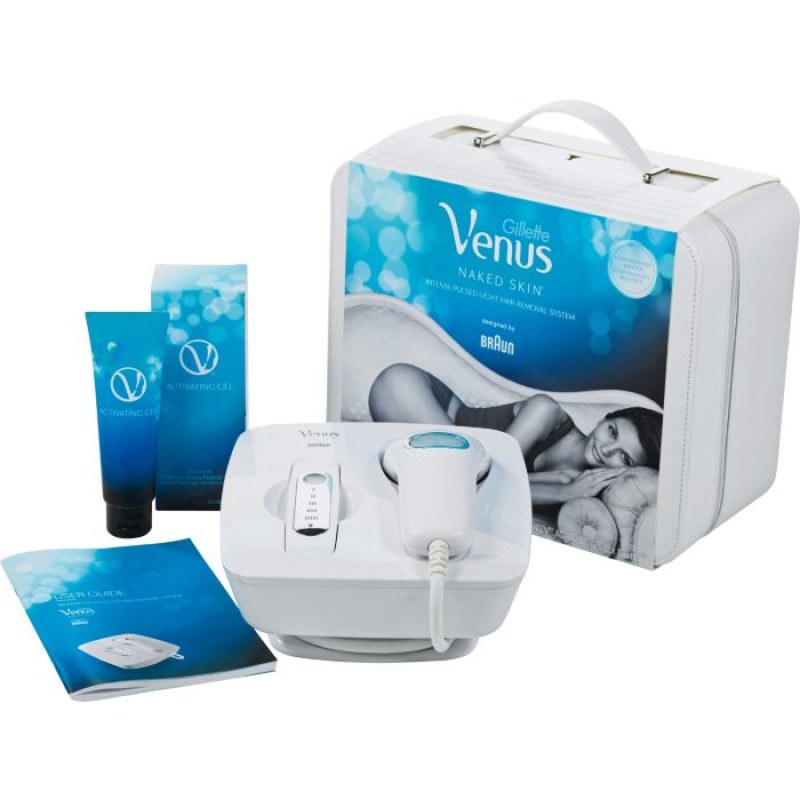Gillette Venus Naked Skin IPL Hair Removal System Epilators Electrolysis Health Beauty