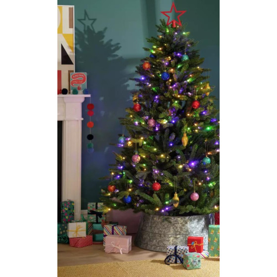 Habitat 6ft Dancing Lights Christmas Tree - Green (No Remote Control)