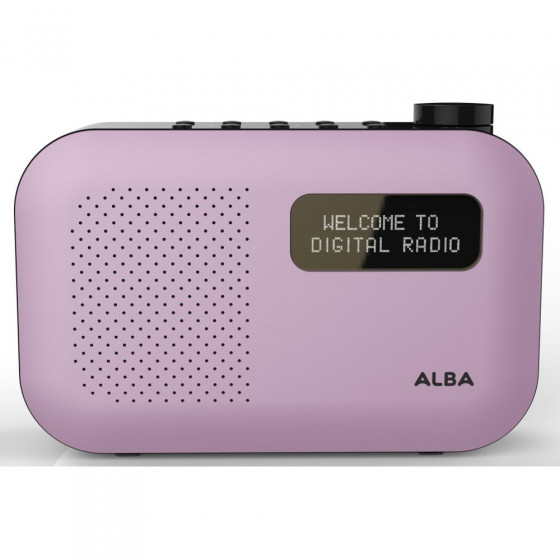 Alba Mono DAB Radio - Purple (Unit Only)