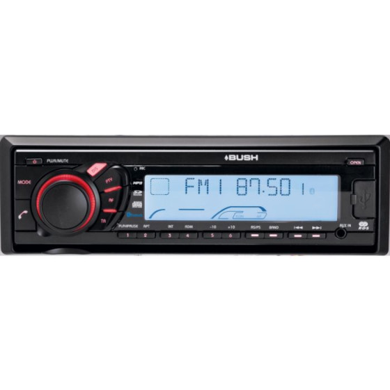 Bush ICS11BTi Bluetooth Car Stereo with CD Player (No Front Surround)