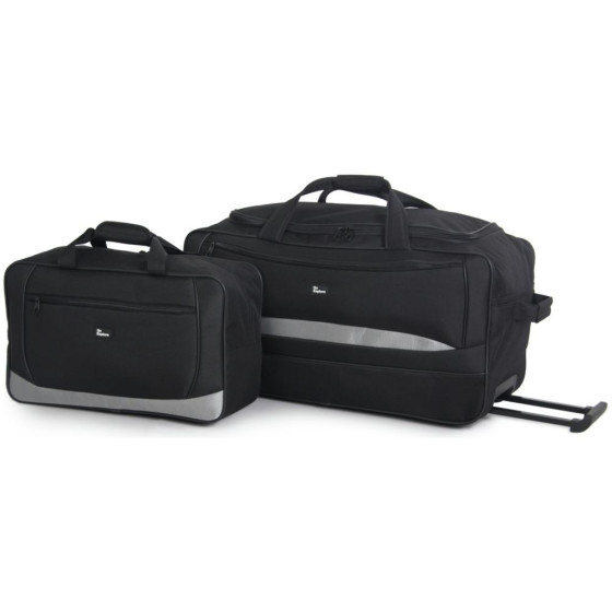 Go Explore 2 Piece Holdall Set - Black