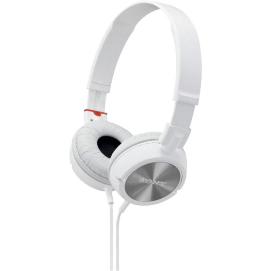 Sony ZX300 On-Ear Headphones - White