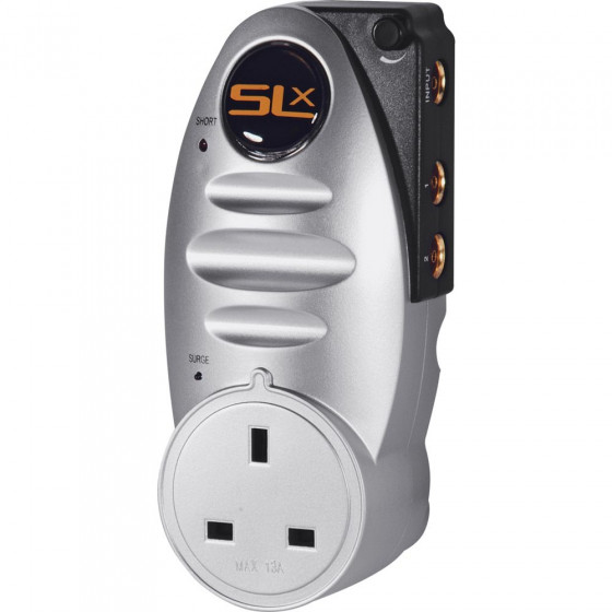 SLX Gold 2-Way Plug Through TV Aerial Signal Booster