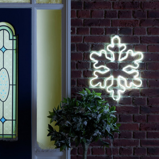 Home Neon Large Light Up Snowflake