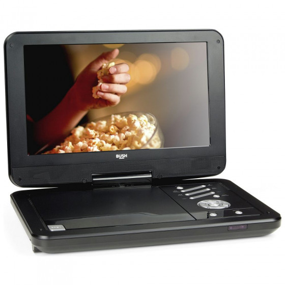 Bush 12 Inch Black Portable DVD Player (No Remote Control)