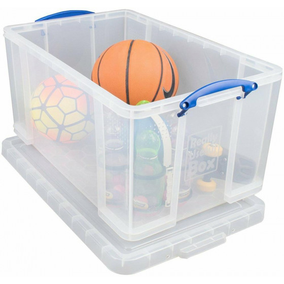 Really Useful 84 Litre Clear Storage Box (No Lid)
