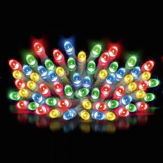 Premier 15.9m 200 LED Multi-Function Christmas Tree Lights - Multi-Coloured