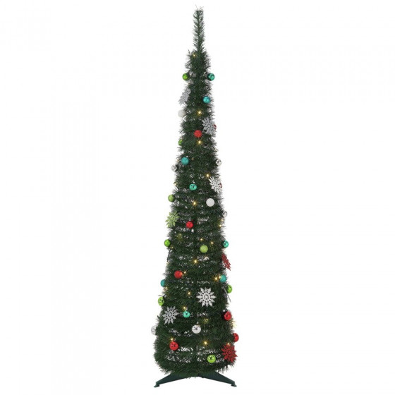 Pop Up Festive Fun Green Christmas Tree - 6ft