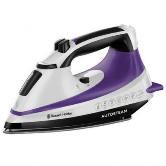 Russell Hobbs 14993 Steam Xpress Iron in White, Blue and Purple, 2000 W