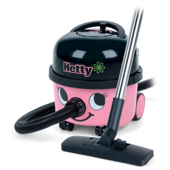 Numatic Hetty HET200A Bagged Cylinder Vacuum Cleaner - Pink