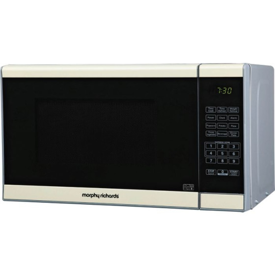 Morphy Richards 20L Solo Touch Microwave 800w - Cream.