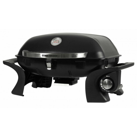 George Foreman Go Anywhere Gas BBQ - Black
