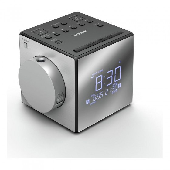Sony Mirrored Cube Clock Radio