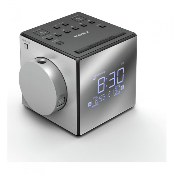 Sony Mirrored Cube Clock Radio Alarm Clocks & Radios Home Audio