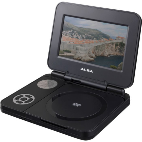 Alba 7 Inch TFT LCD Black Portable Widescreen DVD Player Unit Only