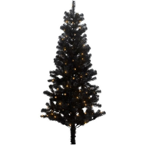 Black Christmas Tree - 6ft (No Base & No Lights)