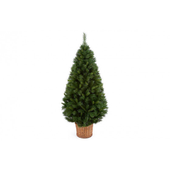 Premier Decorations 4ft Redwood Hinged Basket Tree - Green