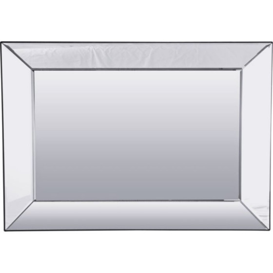 Premier Collection Imola Silver Bevelled Wall Mirror