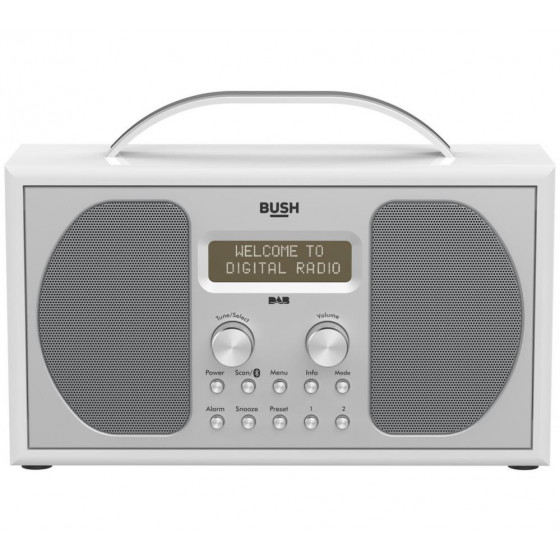 Bush Stereo DAB Radio - Piano Gloss White (Unit Only)