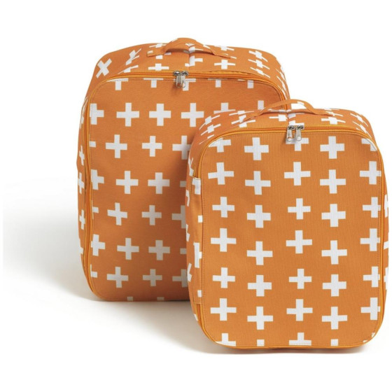 Habitat Pack Of 2 Soft Storage Bags - Mustard