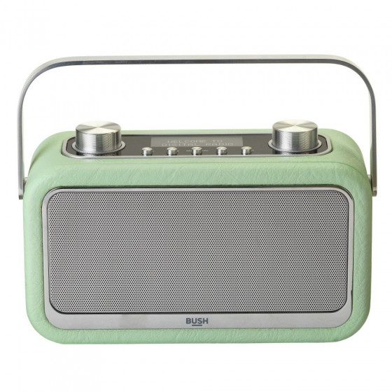 Bush Leather Look Bluetooth DAB Radio - Pistachio