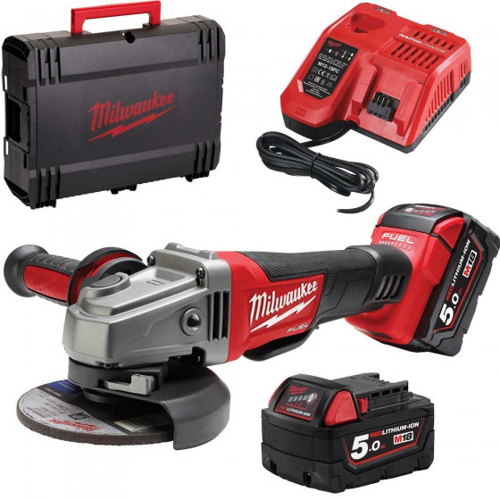 Milwaukee M18CAG115XPDB-502X 18v FUEL 4½" Cordless Angle Grinder