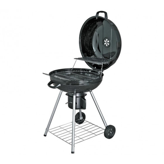 Charcoal 56cm Kettle BBQ - Black