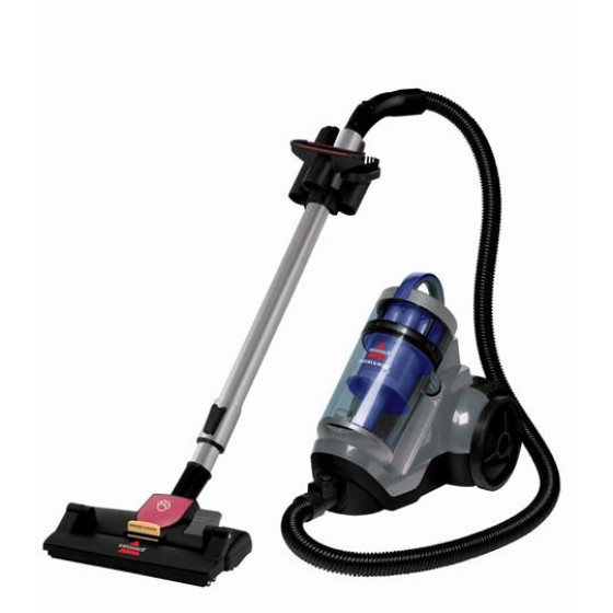 Bissell 4124E Floors & More Febreze Pet Cyclonic Bagless Cylinder Vacuum Cleaner