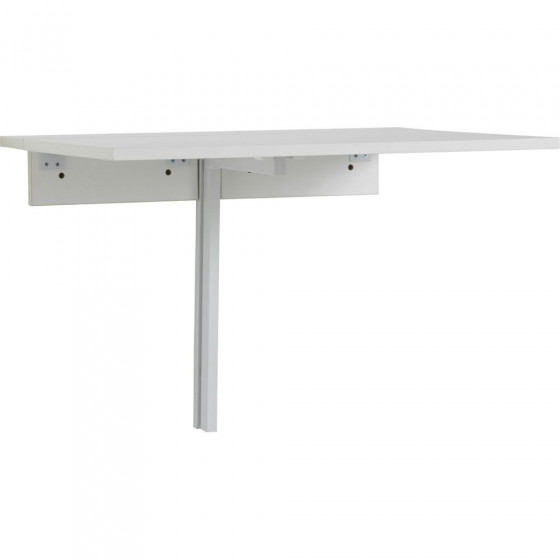 Wall Mountable White Dining Table
