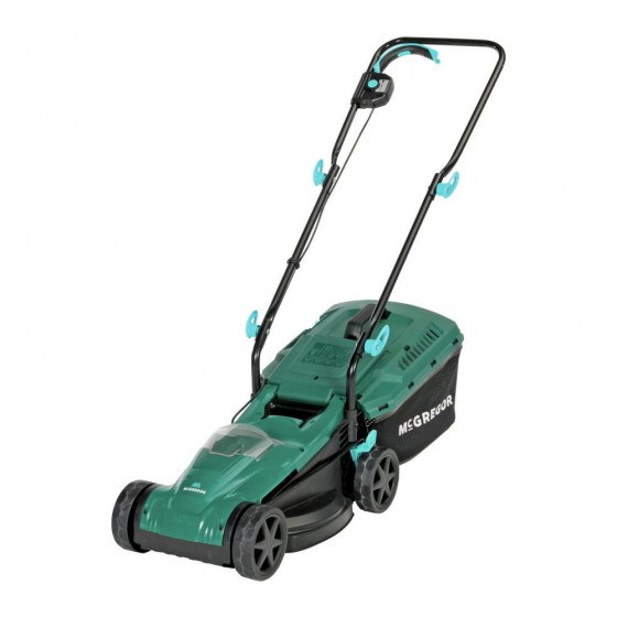 McGregor 33cm Cordless Rotary Lawnmower - 24V (No Mulching Plug & No Rear Roller)