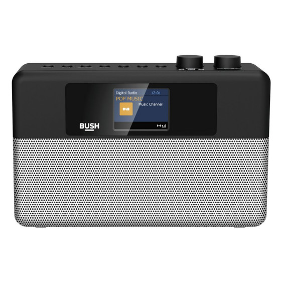 Bush DAB+ Radio - Black (Battery Operated Only)