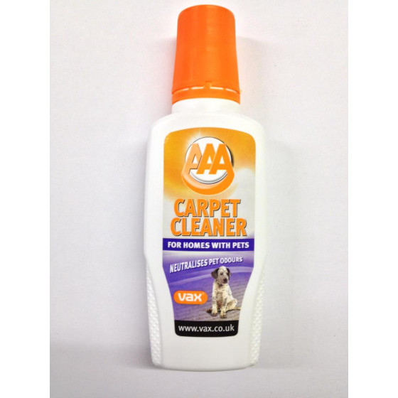 Vax AAA Pets Carpet Cleaner Solution Shampoo Liquid Bottle 250ML
