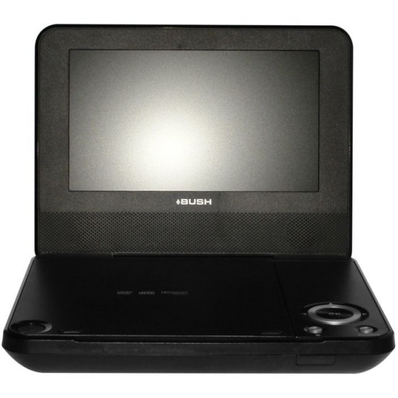 Bush 7 Inch Portable DVD Player - Black (No Remote Control)