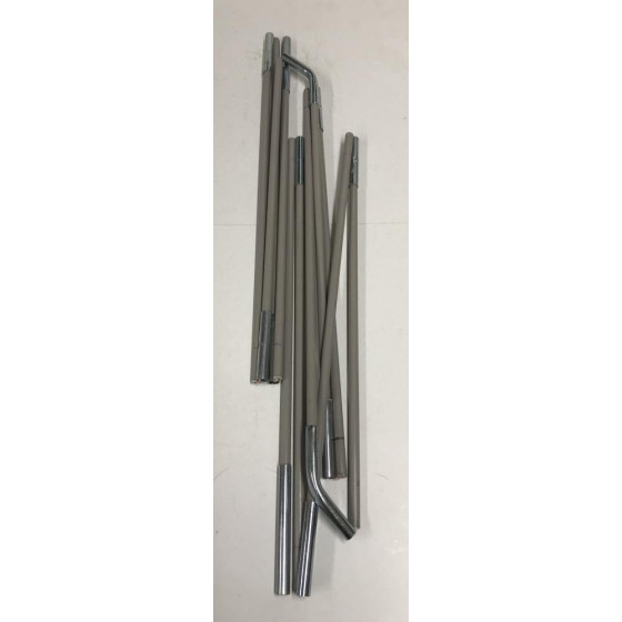 Trespass 6 Man 2 Room Tunnel Tent Grey Poles - 2903356