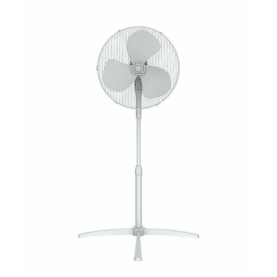 Challenge 16 Inch Oscillating Pedestal Fan - 3 Speed - White