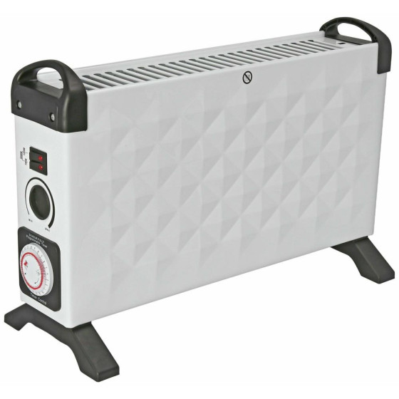 Challenge Diamond 2kw Convector Heater With 24Hr Timer - White