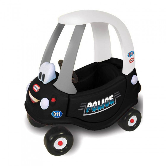 Little Tikes Police Car Cozy Coupe - Black (No Stickers)