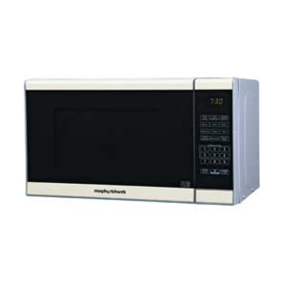 Morphy Richards 20L Solo Touch Microwave 800w - White