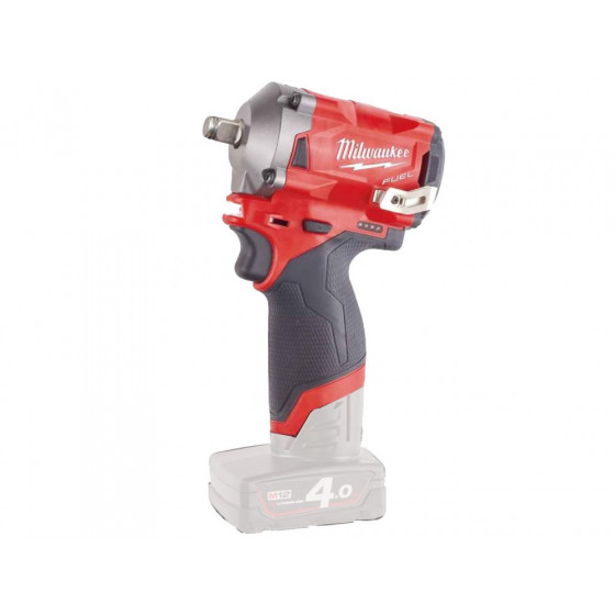 Milwaukee M12FIW38-0 12v 3/8in Impact Wrench - Bare Tool (LED Stays On)