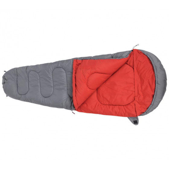 Highlander 350gsm Mummy Single Sleeping Bag - Grey