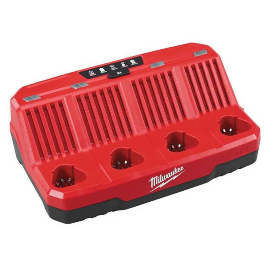 Milwaukee M12C4 230v 4 Bay Charger
