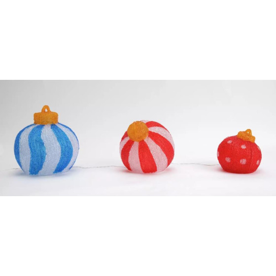 Home Light Up Bauble Christmas Decorations