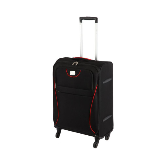 Go Explore Signature Medium 4 Wheel Suitcase - Black