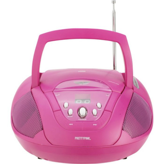 Pretty Pink CD Boombox - Pink