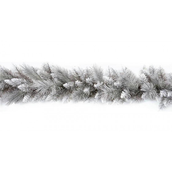 Premier Decorations 1.8m Silver Tip Garland