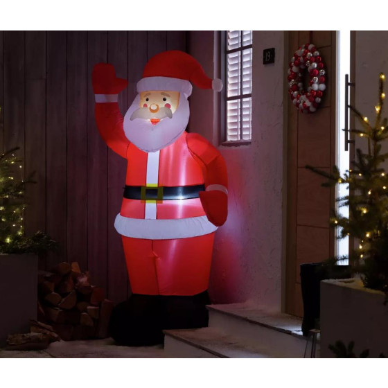 Home 6ft Inflatable Christmas Decoration Outdoor Santa - Red