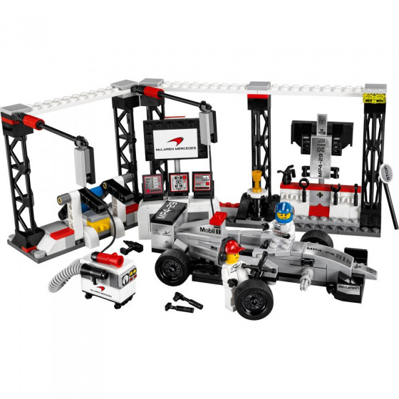Lego Speed Champions McLaren Mercedes Pit Stop