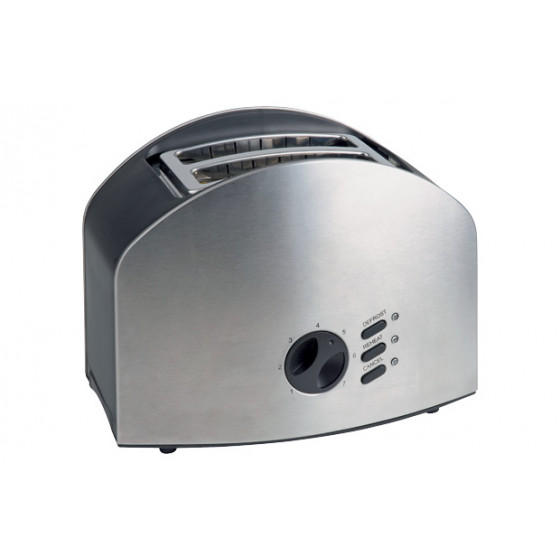 Homebase 2-Slice Brushed Stainless Steel Toaster