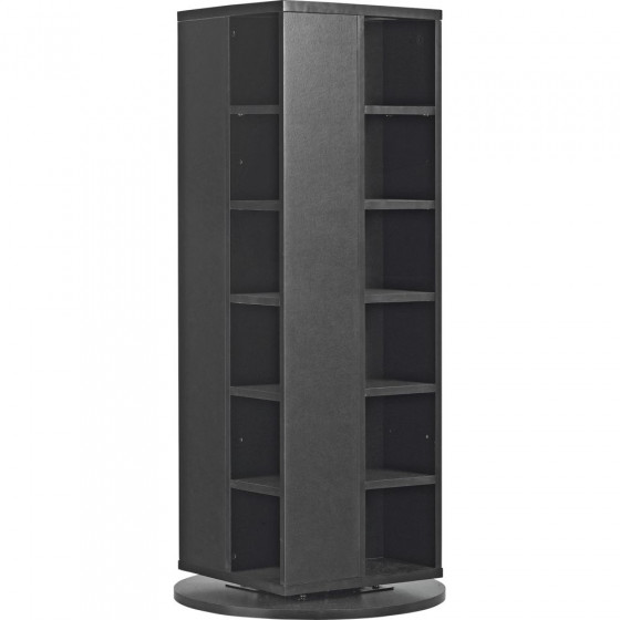 Twister DVD and CD Media Storage Unit - Black