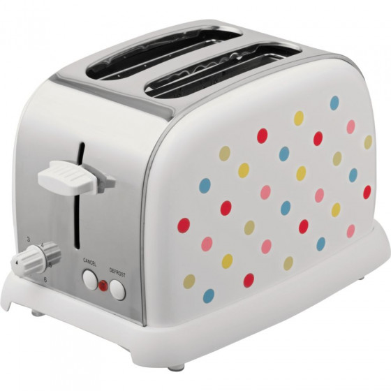 Cookworks Signature Stainless Steel Toaster - Candy Spot